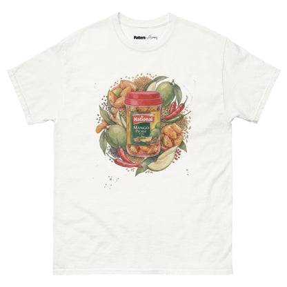 Front view of achar inspired vintage tee