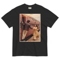Front view of ddlj train scene bollywood poster tee
