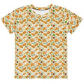 Front view of dosa print little kids tee