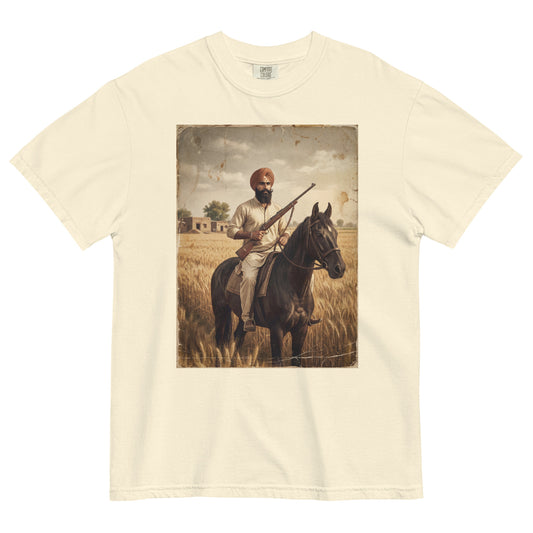 Front view of Jatt poster tee