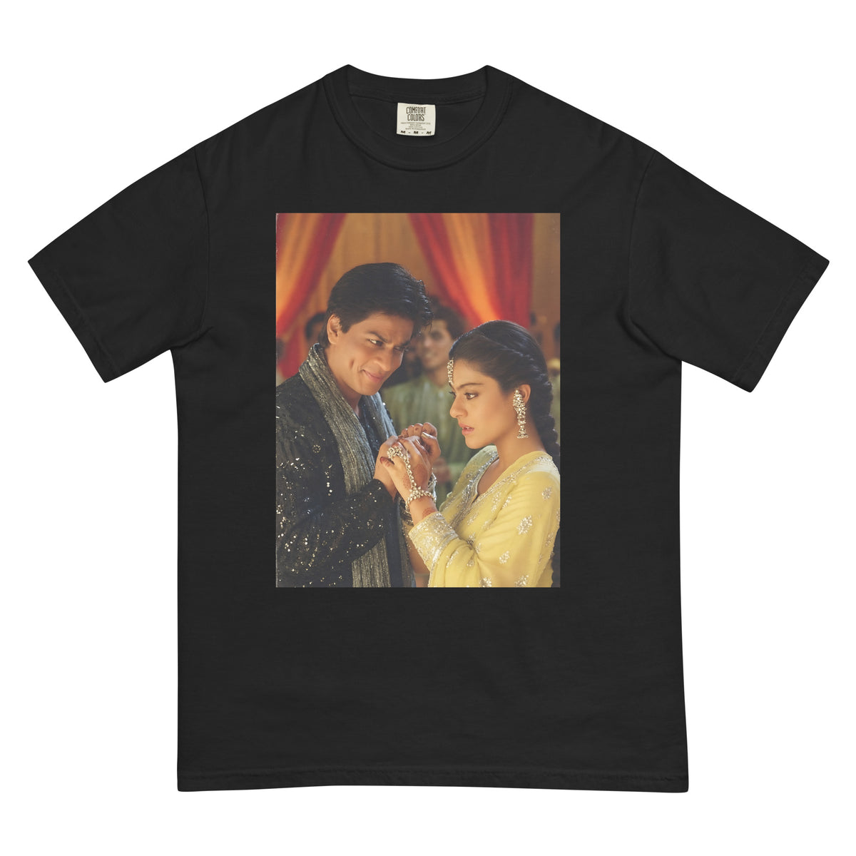 Front view of K3G inspired Bollywood tee