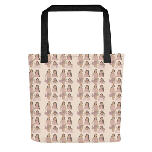 Front view of tote bag inspired by Kareena Kapoor's famous K3G character Poo