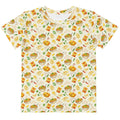 Front view of maggi noodles inspired kids tee