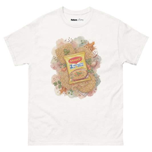 Front view of Maggi inspired vintage tee