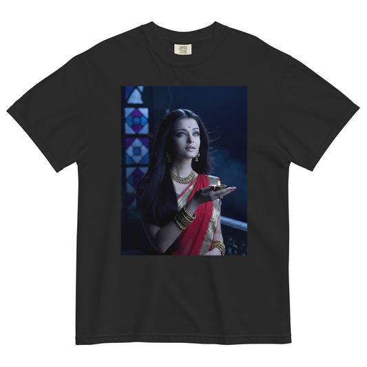 Front view of Devdas Paro Bollywood poster tee