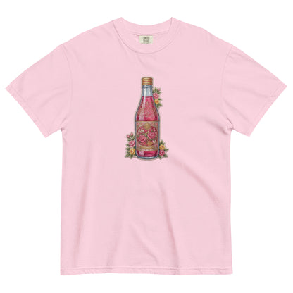 Front view of Rooh Afza print graphic tee