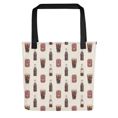 Front view of Thums Up print tote